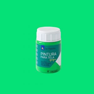 Farba do tkanin fluorescencyjna La Pajarita 35ml, Zielona